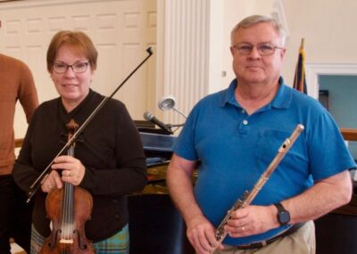 Betty Ecklund, violin and Don Aittama, flute